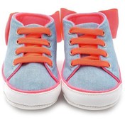 Resim First Step Fosforlu Kurdele Patik Pembe 