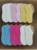 Resim Leement socks Çocuk 12 Çift Kısa Snekers Çorap Burun Dikişsiz 