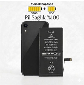 Resim Apple iPhone Xr Uyumlu Batarya Pil Güçlendirilmiş + Tamir Seti 