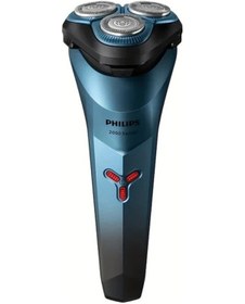 Resim Xuweiwei Mavi Philips Serisi 2000 Elektrikli Tıraş Makinesi S2313 Powercut Bıçak 4 Boyutlu Yüzen Tasarım Hava Yastıklı Tıraş Başlık Ipx7 Su Geçirmez Kuru Islak Çift Tıraş Usb Şarj 1 Saat 40 Dakika Pil 