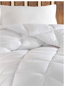 Resim Tek Kişilik Silikon Yorgan Beyaz 155x215 Cm 