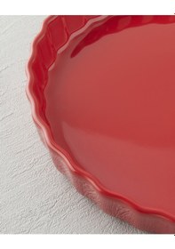 Resim English Home Hecha Seramik Tart Fırın Kabı 28 Cm Kırmızı Kırmızı 