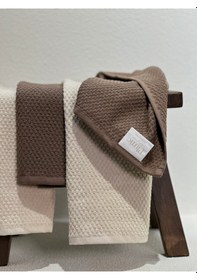 Resim %100 Pamuk Premium 4'lü El Yüz Havlu Seti -50x80 Cm Çeyizlik, Misafir, Mutfak, Banyo Diğer 