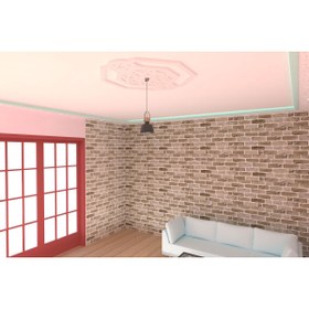 Resim MOTİFPİYER Motifpiyer Lamba Tavan Göbeği 80-sekizgen-dis-citali 