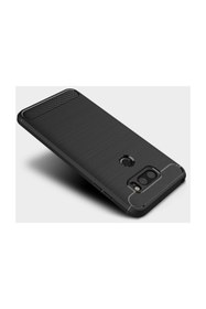 Resim Microcase Lg V30 Brushed Carbon Fiber Silikon Tpu Kılıf - Siyah 