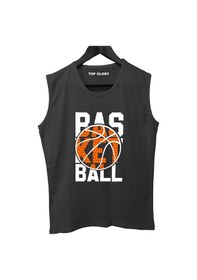 Resim Top Glory Basketbol Baskılı Kolsuz Sporcu T-shirt Tank Top Sporcu Fitness Atlet 