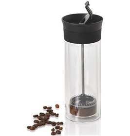 Resim Adhoc Thermo-Glass Çift Camlı French Press 300 Ml Siyah 