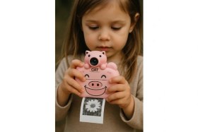 Resim Kanonik Education MPIA S1 Kameralı Fotoğraf Yazıcısı Pembe Renk 