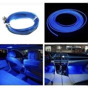 Resim Point Araç Içi Neon Ledi Ip Led Torpido Ledi 2 Metre Neon Mavi 