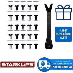 Resim Döşeme Klipsi Beyaz 7,5x26x24mm 25 Adet 