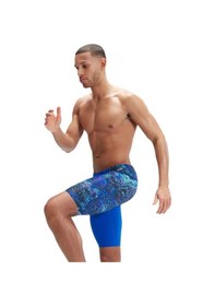 Resim Speedo V-cut Jammer Erkek Yüzücü Mayosu Mavi 