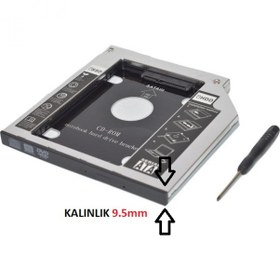 Resim Concord C-856 Hdd Ssd Kızak 9.5 Mm 