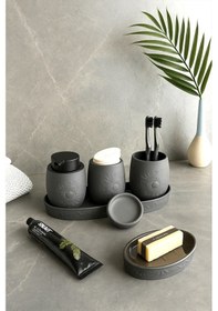 Resim Primanova Clista 5'li Banyo Seti - Antrasit Antrasit 