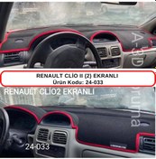 Resim RENAULT CLİO II (2) EKRANLI TORPİDO KORUMASI / HALISI / ÖRTÜSÜ 