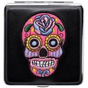 Resim Atomic German Skull Deri Kısa Sigara Tabakası Pembe 20li 