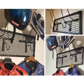 Resim Motorcu Kask Askısı, Metal Kask Askısı Se-x2 Iron X2v9 