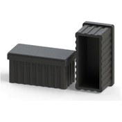 Resim 30x40 Plastik Profil İç Tapa Siyah 10 Adet 