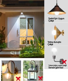 Resim SULED Hareket Sensörlü Led Lamba E27 Duy 12w Işık Lamba A Otomatik Led Ampül Hareket Algılayıcılı 