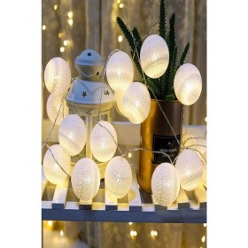 Resim Canderel Işıklı Koton Top Dizeleri LED 10'lu 1,5 M- Pembe 