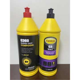 Resim Farecla Kalın Çizik Giderici Pasta Cila Set - 3 G360 ve G3 Wax 