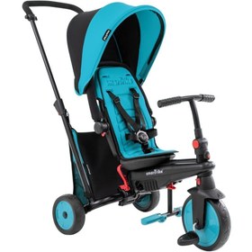 Resim SmarTrike STR3 Plus 5’i 1 Arada Modüler Katlanabilir Bebek Arabası ve Üç Tekerlekli Bebek Bisikleti - Blue 