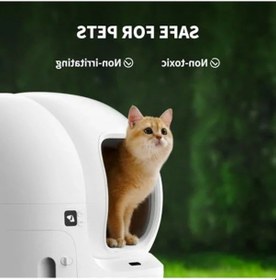 Resim 3'lü Paket Kendini Temizleyen Kedi Kumu Kutusu İle Koku Kontrolü 