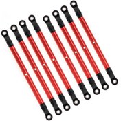 Resim Maiyame 8 Adet Kırmızı Alüminyum Bağlantı Çubuğu Seti - Axıal Scx10 Ve Trx4 İçin 313mm Tekerlek Açıklığı 