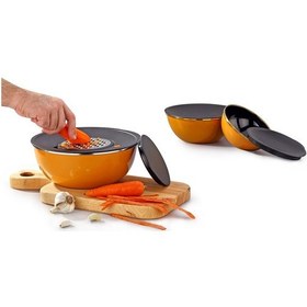 Resim Bonera Emaye 8 Pcs Rende Seti 16-20-24 Cm Hardal Sarısı - Emy 900 