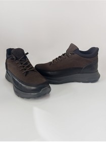 Resim Voyager Erkek Spor Ayakkabı Hakiki Deri Ortopedik Kauçuk Taban Bilekli Konforlu Bağcıklı 