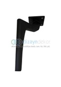 Resim Lyon Dekoratif Mobilya Ve Koltuk Ayağı Mat Siyah 20 Cm 