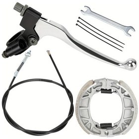 Resim Xuweiwei Silvery 22mm 7 8" Gidon Fren Levye Kiti Ct200u Bt200x Mini Bisiklet 196cc 200cc 