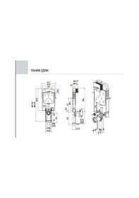 Resim Creavit 2'li Gömme Rezervuar Seti 8 Cm Gr5001 gp3002 Beyaz 