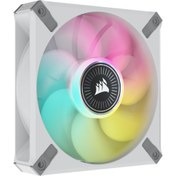 Resim Corsair iCUE ML120 White RGB Elite Premium PWM Magnetic Levitation 120 mm Fan 