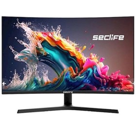 Resim SECLIFE 31.5" RC315170H1 2560*1440 1ms 170Hz DP+HDMI+USB R1800 Curve QHD Monitör 