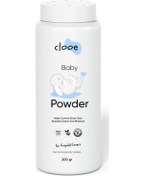Resim Clooe Organik Bebek Pudrası 200gr - Organik İçerik, Ferahlatıcı Etki, Hassas Ciltlere Özel 