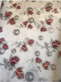 Resim Polset Şeffaf Desenli Masa Örtüsü 80Cm X 200Cm 1.8Mm Pvc Masa Ört 