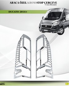 Resim ACK Dizayn FİAT DUCATO STOP ÇERÇEVESİ ABS KROM A+ (2014+) 