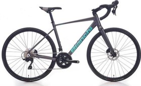 Resim BIANCHI NIRONE 7 DISC 105 ERKEK ŞEHİR BİSİKLETİ 520H HD 28 JANT 12 VİTES DARK GRAPHITE CKM METALIZE CELESTE GLOSS 