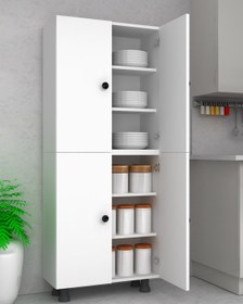 Resim %100 Mdf Çok Amaçlı Dolap 6 bölmeli 70 cm 