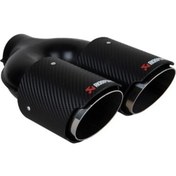 Resim CMG TUNİNG Akrapovic Karbon Egzoz Ucu Çift Cıkış 