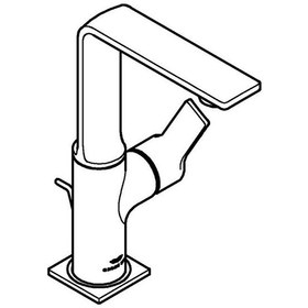 Resim Grohe Allure Tek Kumandalı Lavabo Bataryası 1/2" L-Boyut 32146001 