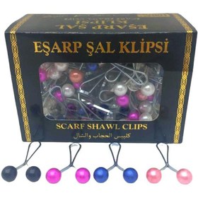 Resim Go İthalat RENKLİ 100 PARÇA EŞARP BAŞÖRTÜ - ŞAL KLİPSİ (5332) 