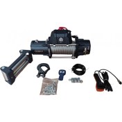Resim Hunter Winch Hunter Vinç 13500 Lb Pro Çelik Halat 4X4 Offroad 12V 