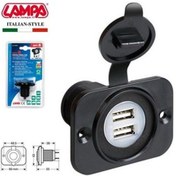 Resim Lampa Ext-8 2Li Usb Soketi Yüzeye Monte 39005 