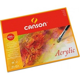 Resim Canson Acrylic Blok Cold Pressed 400G 10 Yaprak 32X41 Cm 