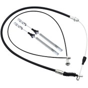 Resim Symbee Opel İçin 4'lü Metal El Fren Kablosu Seti - 90576453,90576454,93170227,93170228 Siyah 