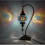 Resim Dekoratif MOZAİK GECE LAMBASI EL YAPIMI DEKORATİF ŞARK KÖŞESİ İÇİN 