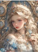 Resim Gri Elmas Boyama Yeni Gelenler 2023 Karikatür Kız Tavşan Diy Tam Kare Yuvarlak Matkap T Nakış Prenses Mozaik Kanvas Tablo 56920311 