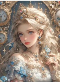 Resim Gri Elmas Boyama Yeni Gelenler 2023 Karikatür Kız Tavşan Diy Tam Kare Yuvarlak Matkap T Nakış Prenses Mozaik Kanvas Tablo 56920311 