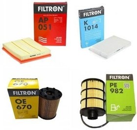 Resim Opel Astra H 1.3 Dizel Periyodik Bakım Seti Filtron Marka 